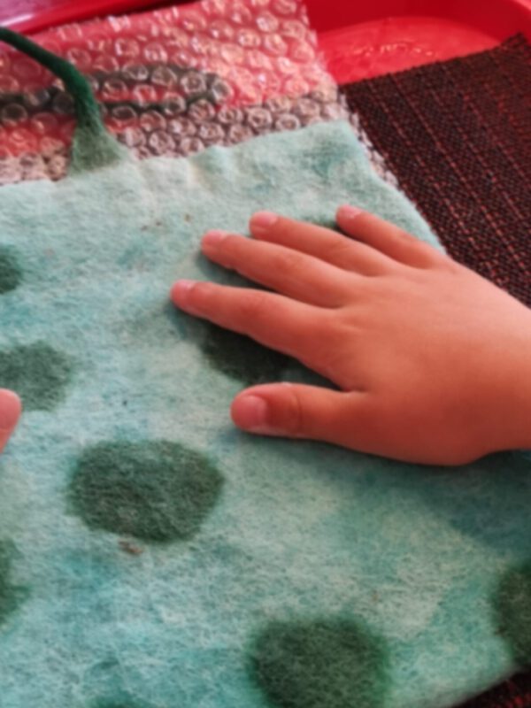 Das Schaf und seine Wolle, Kreativfilzkurs